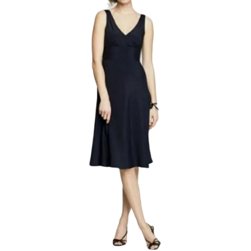 J. Crew Sophia Silk Tricotine Little Black Dress